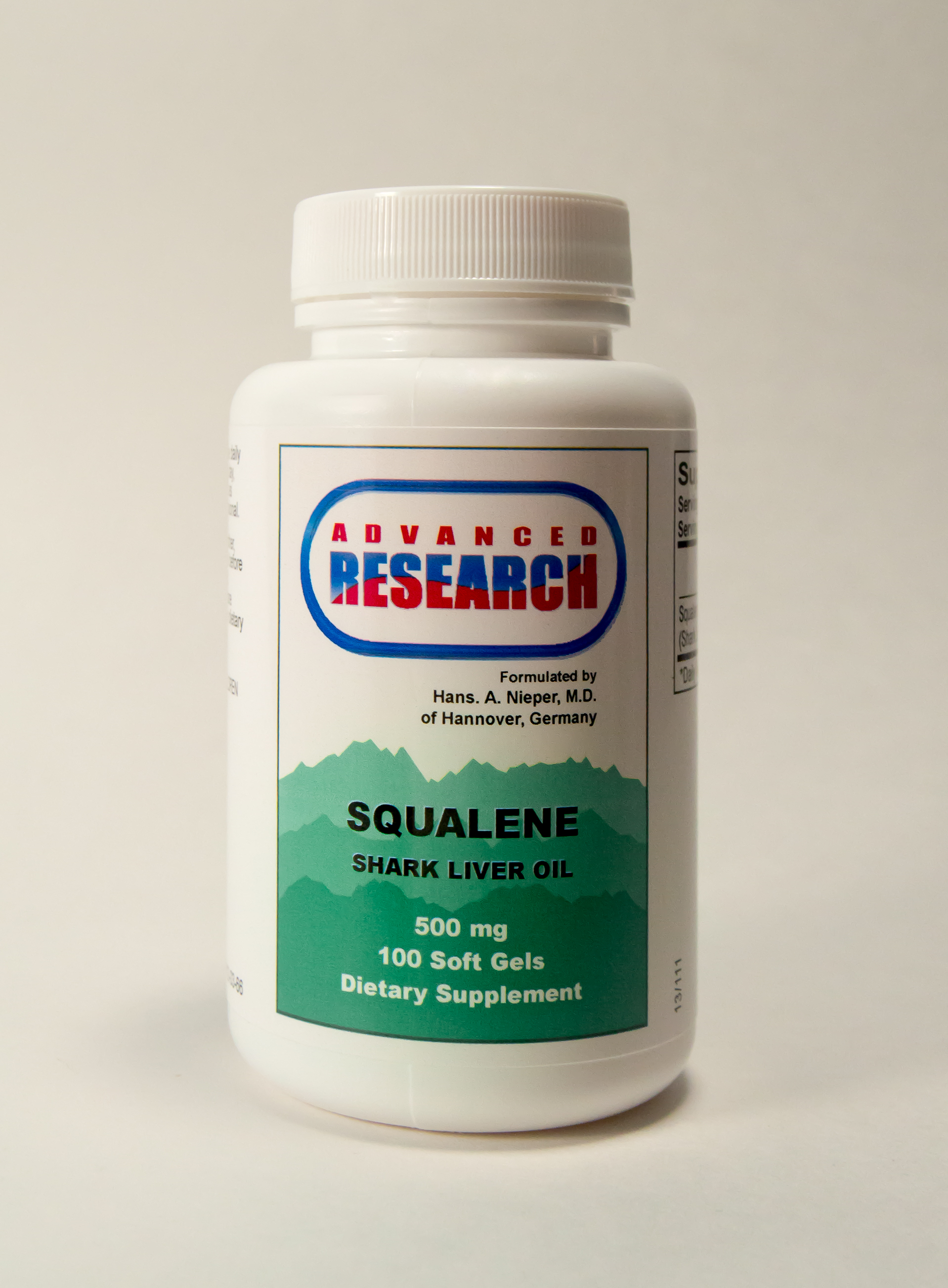 Squalene (Shark Liver oil) NCI Advanced Research by Dr. Hans Nieper